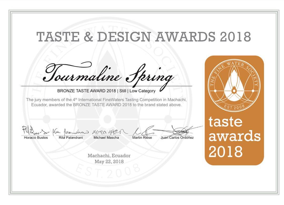 Reason #8 International Award Winning Taste Profile and Remarkably Low Mineral Content