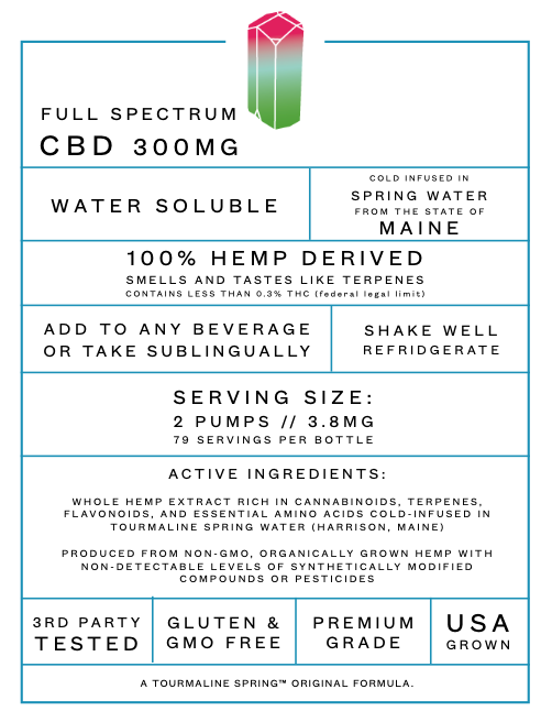 CBD Drink Drops 300 - (Retail Price Just Lowered)!