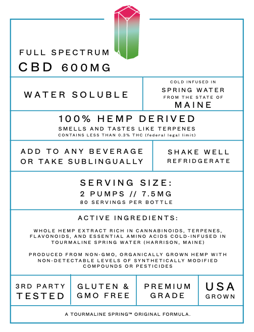 CBD Drink Drops 600  - (Retail Price Just Lowered)!